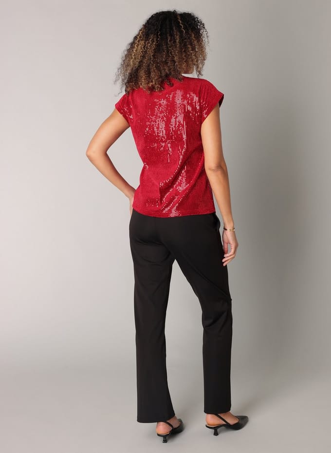 ES&SY Alycia Tops - Red - maat 40