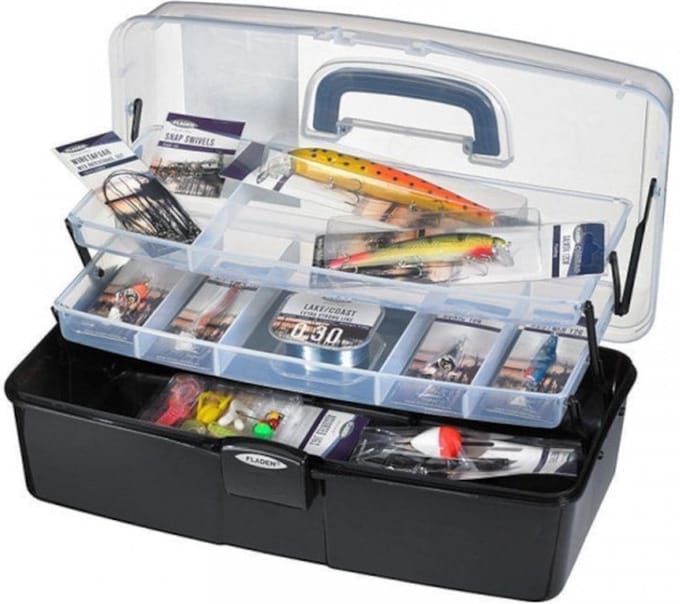Fladen Tackle Box freshwater / coast fishing - Kunstaas Set