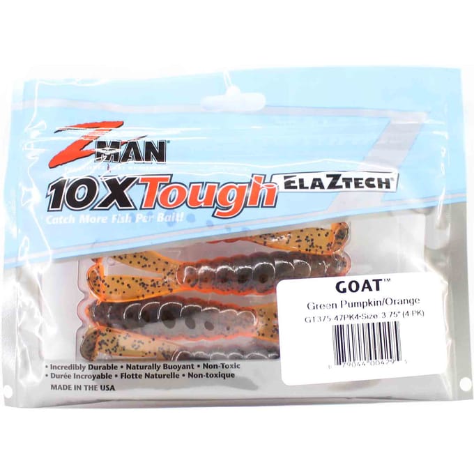 Z-Man Goat 3.75 Green Pumpkin / Orange 12,7cm Green Pumpkin / Orange