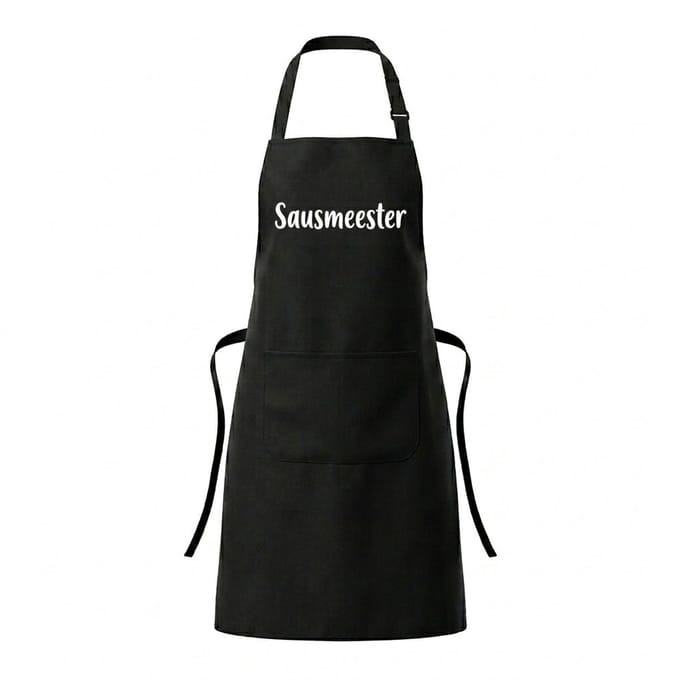 Sausmeester Barbeque Schort | BBQ Zomer Schort | Keuken Schort