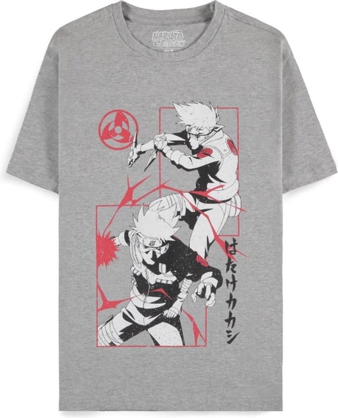 Naruto - TS553438NRS Heren T-shirt - S - Grijs