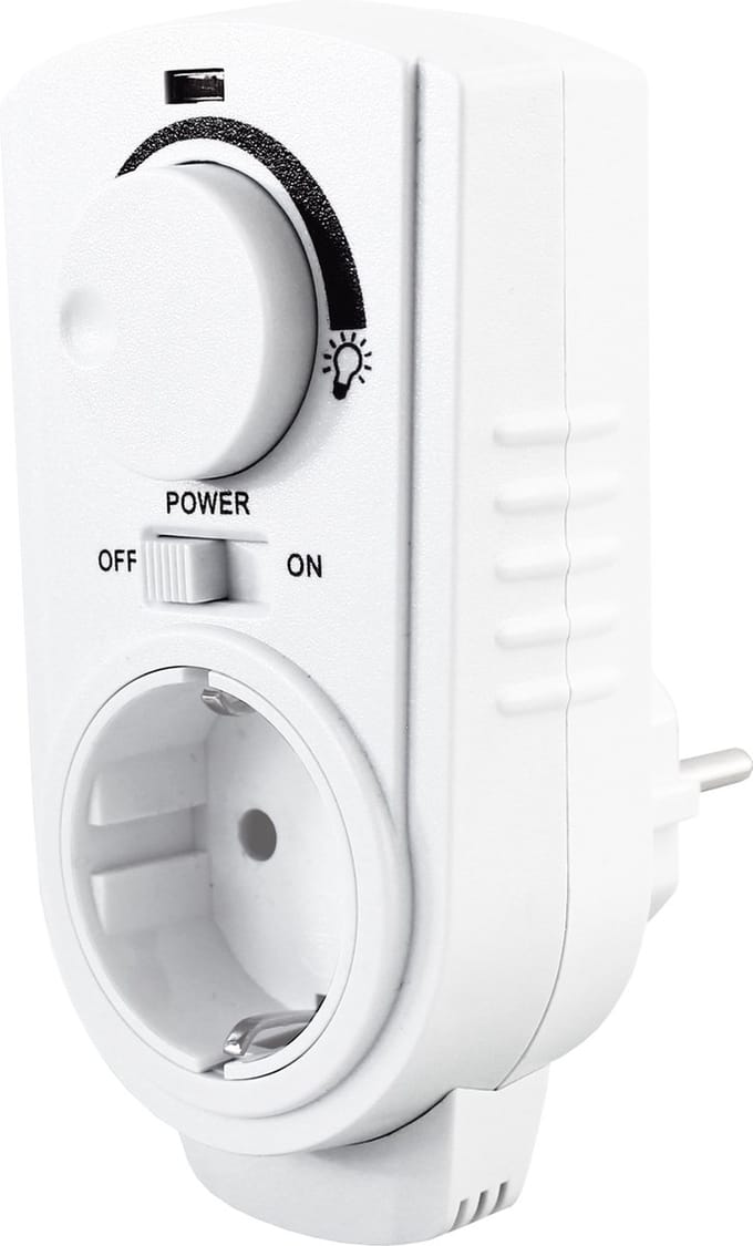 EcoSavers LED Dimmer plugin dimmer voor LED verlichting | trailing edge fase-afsnijdende dimmer