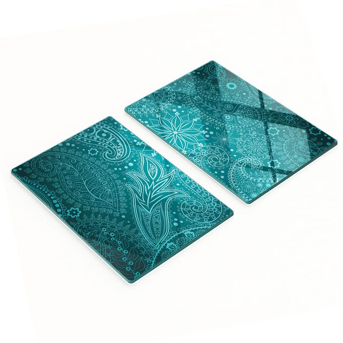 Geharde multifunctionele decoratieve borden van glas, 2x40x52 cm