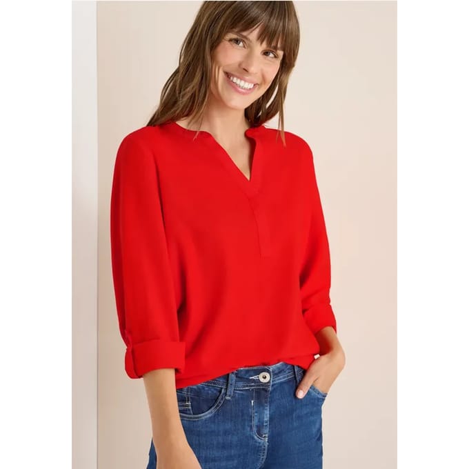 Blouse in effen kleur