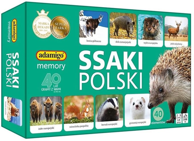 Ssaki Polski Memory - Zoogdieren van Polen Memory
