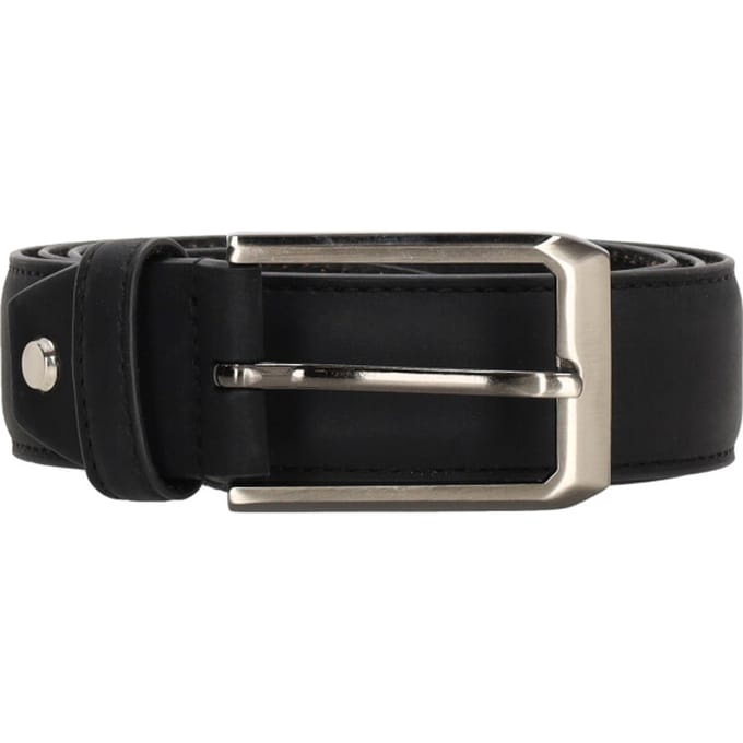 Zenino - Lederen riem - Colton - Zwart - 105cm