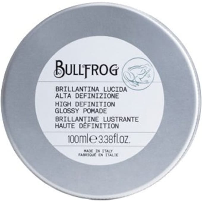 Bullfrog High Definition Glossy Pomade - Glanzend en Superfixerende Pomade - Werkt 24 Uur - 100ML