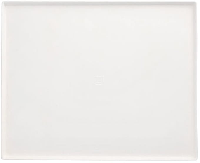 10 Serveerschalen, suikerriet pure hoekig 32,5 cm x 26,5 cm x 1 cm wit Cella