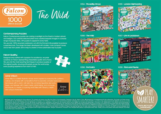 Falcon Contemporary puzzel The Wild - Legpuzzel - 1000 stukjes