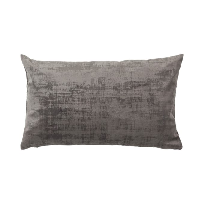 Vintage Velvet Charcoal Grijs Kussen -30 X 50
