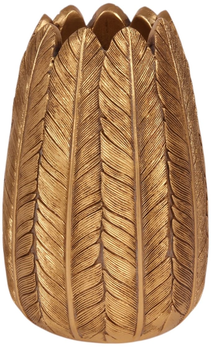 Baroque - Vaas - Vaas Veren L 15,5 cm - Goud - Resin - 15.5x10.5x10.5 - Polyresin