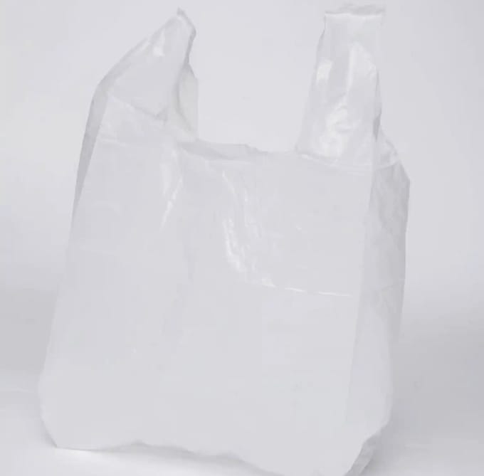 Bio Hemddraagtassen - 25+12x45 cm - 15 my - Biodegradable - 100% Recyclebaar - 2000 stuks