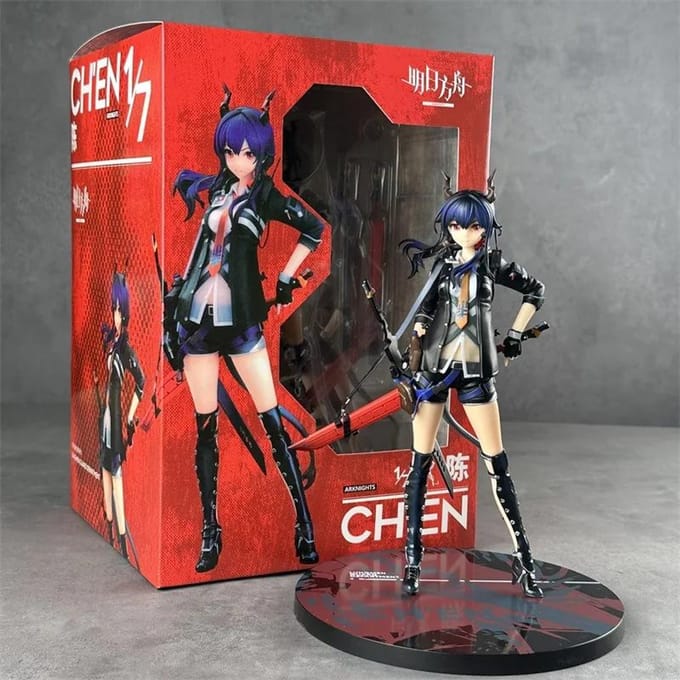 Jouets d'animation Arknights Figurine de Ch'en Haute Qualité 25cm Figurines
