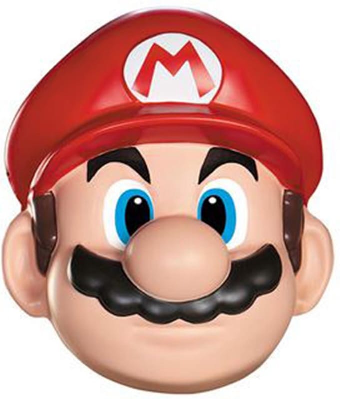 World of Nintendo Mario Face Mask
