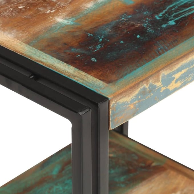 Sidetable Hout Massief Gerecycled Industriële Stijl