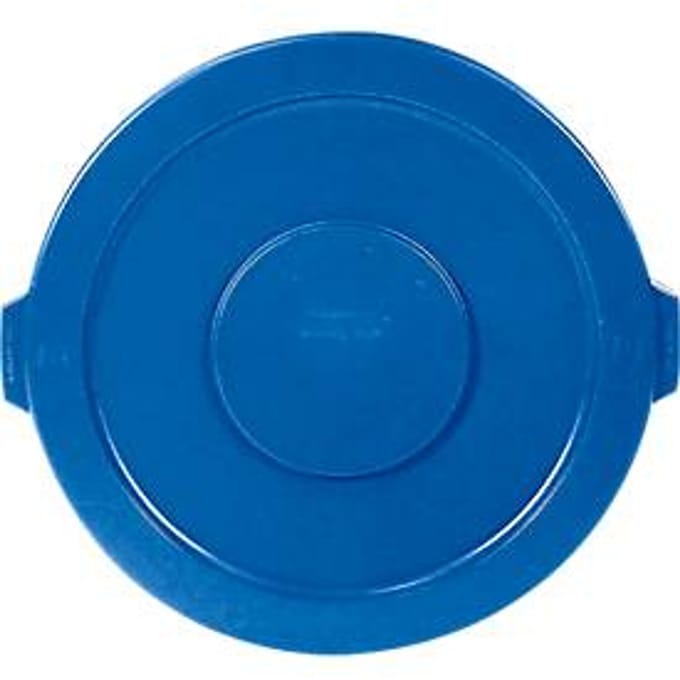 Deksel voor Brute container 75 l, rond, blauw