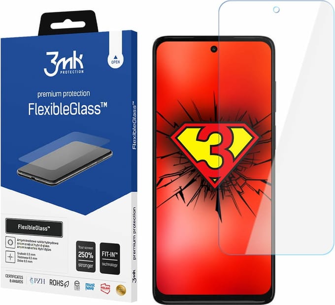 3mk FlexibleGlass hybrid glass on Google Pixel 6a