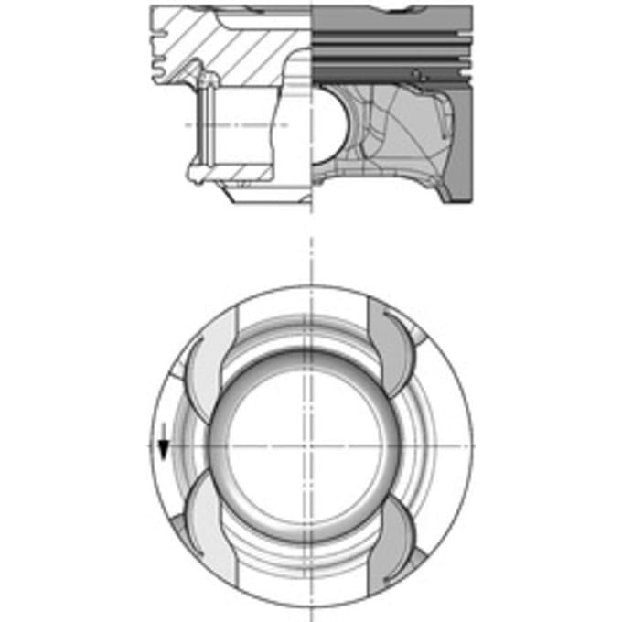 Zuiger KOLBENSCHMIDT 40853600