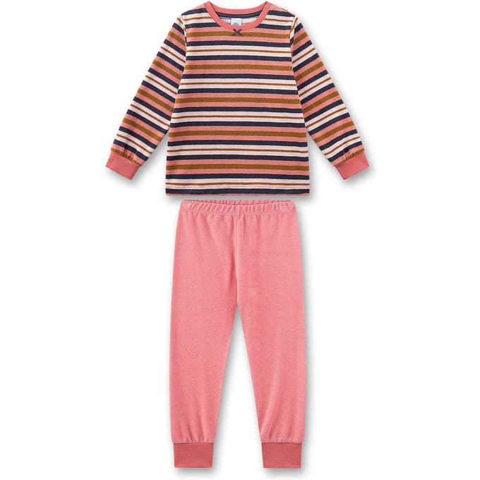 Sanetta Pyjama Pyjama Streifen lang Frottee Set van 1