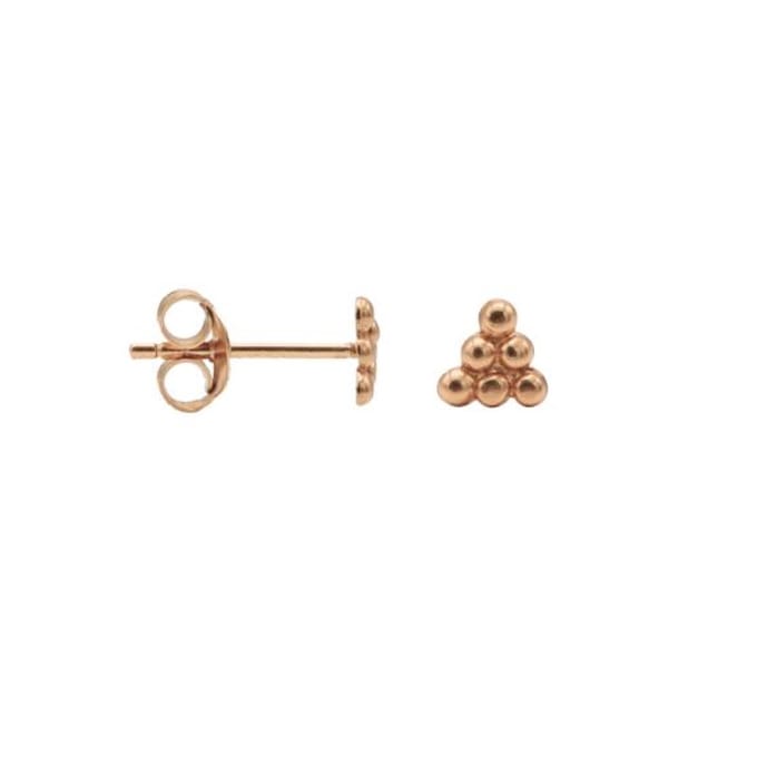 Karma Symbols oorbel M1634 6 Dots Rosé