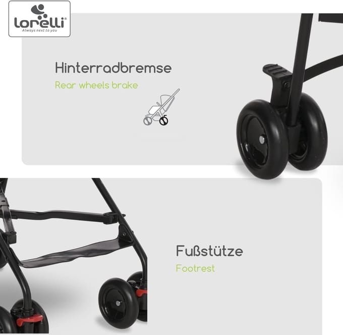 Ultra Lichte Buggy tot 15 kg - Compacte Zitbuggy met Inklapbare Kap en Ergonomische Handgrepen