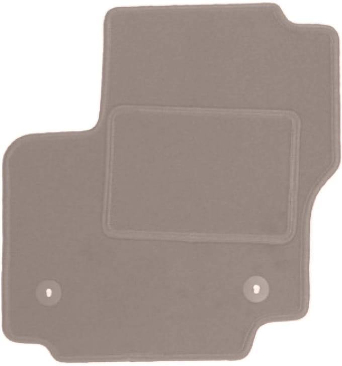 Beige bestuurdersmat voor: Ford Galaxy MK2 FL 7-zits (2012-2015)