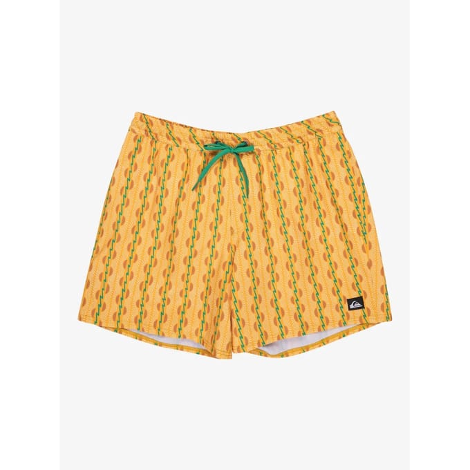 Quiksilver Stretch Printed Volley 16´´ Zwembroek Geel S Man