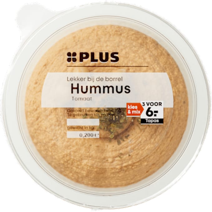 Hummus tomaat
