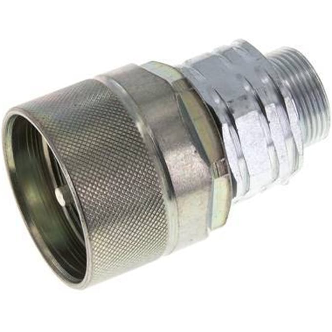 Stalen DN 20 Hydraulische Koppeling Insteeknippel 18 mm L Knelring ISO 14541/8434-1 D M42 x 2