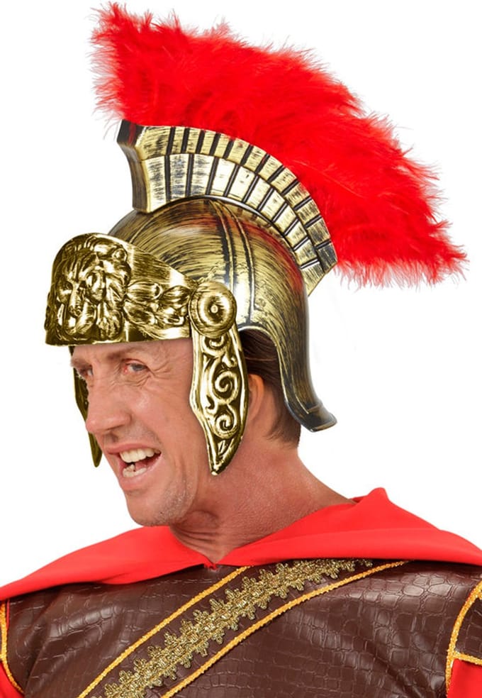 Antieke gouden Romeinse helm