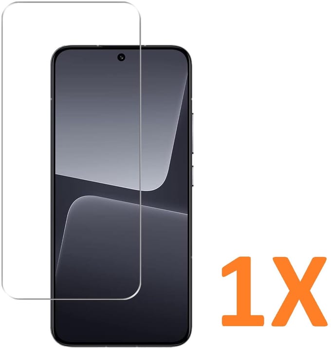 Glasplaatje Geschikt voor: Xiaomi 13 Lite - 1x Screenprotector - screen protector - glas - bescherm - beschermglas
