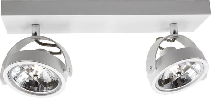 Artdelight - Spot Wajer 2 lichts L 40 cm wit
