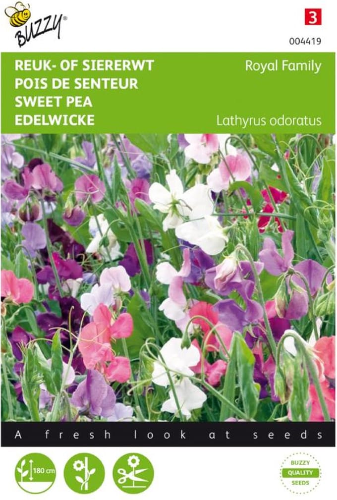 Reukerwt Siererwt Royal Family Mix (Lathyrus odoratus)