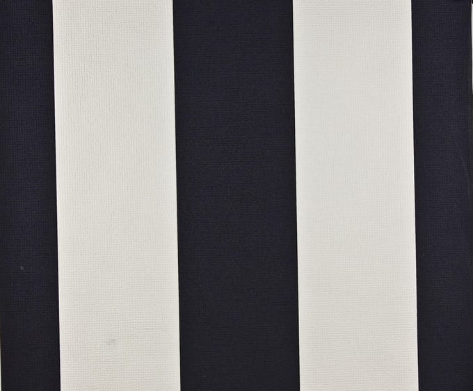 Dutch Wallcoverings Vliesbehang blokstreep - blauw/wit