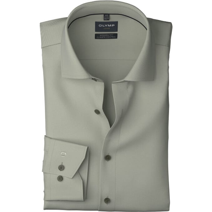 OLYMP Luxor 24/Seven Overhemd, Modern Fit, Global Kent, Mint