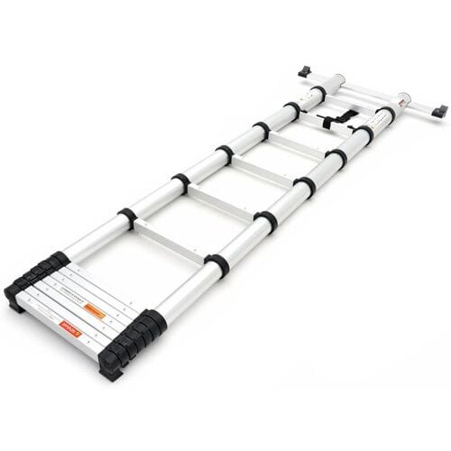 HBM Professionele Telescoopladder – Aluminium – Max. Werkhoogte 3.80 m