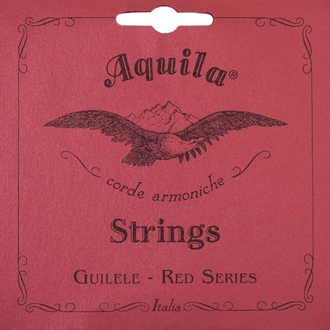 Aquila AQ-153C Red Series Guitalele Snarenset – 17 Schaal, E-Stemming