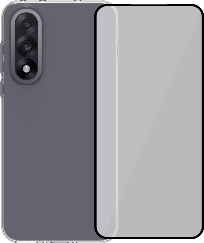 BlueBuilt OnePlus Nord 5 Back Cover Transparant + Screenprotector Glas
