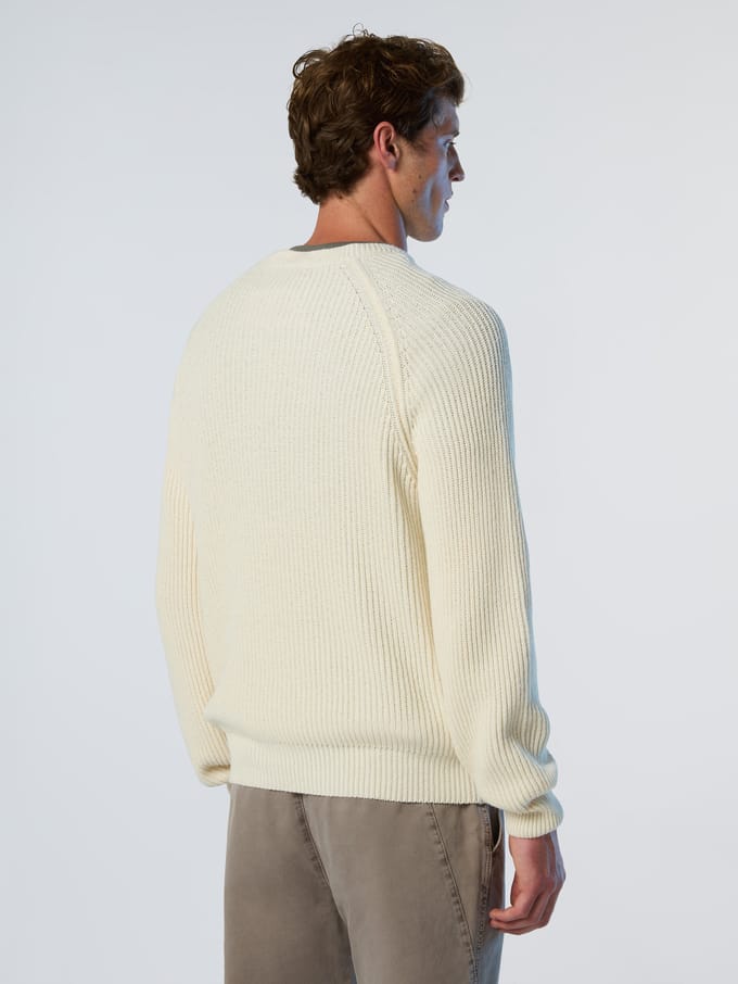 North Sails Trui Visser rib met ronde hals