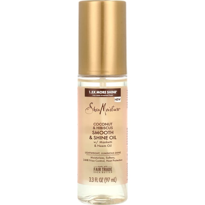 SheaMoisture, Smooth & Shine Oil, Coconut & Hibiscus, 3.3 fl oz (97 ml) beige