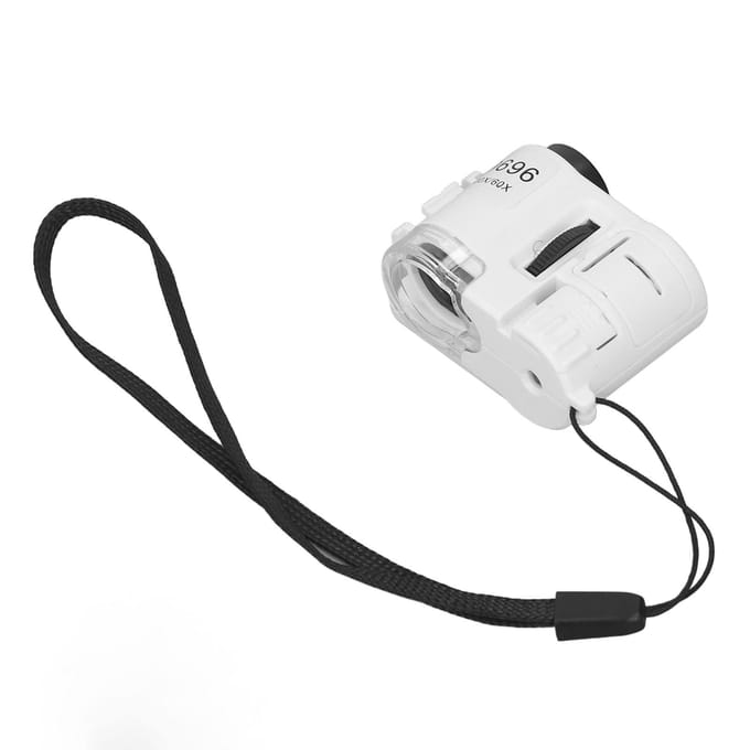 Draagbare Vergrootglas LED Opvouwbaar 20X 60X Helder Zicht Veelzijdig Mini Handheld Vergrootglas voor