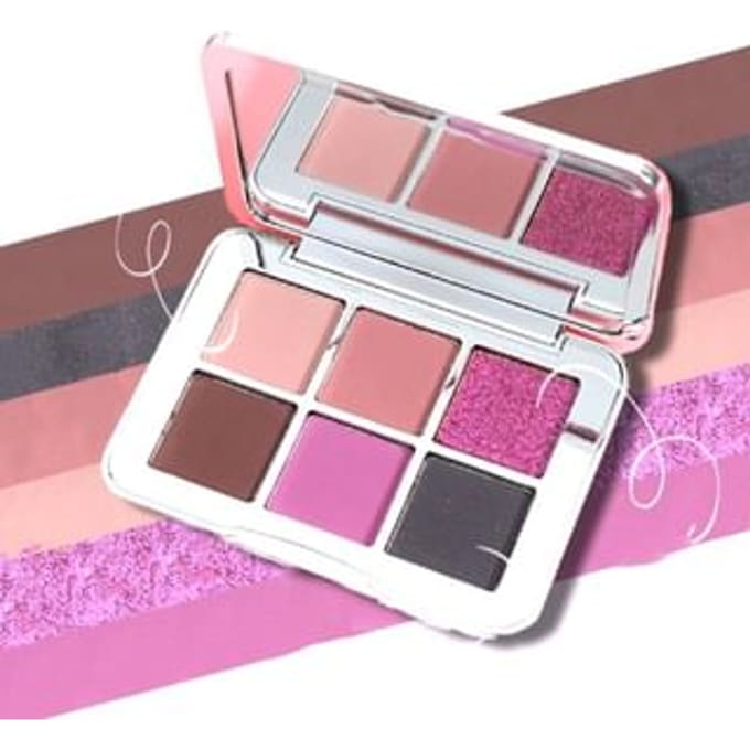 SHEDELLA - 6 Shades Matte Eyeshadow Palette - Romantic #AT01 - Romantic