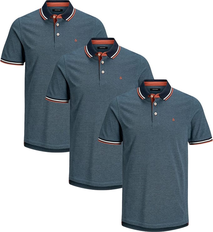 Jack & Jones Heren poloshirt 3 pack Paulos - Slim Fit