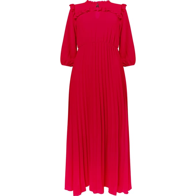 Faina Maxi jurk Dames rood