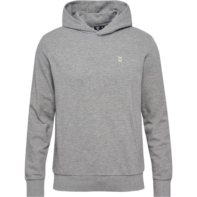 Hummel Heren Hoodie Capuchon Ronde Hals Kangoeroezak Ribboorden Modieus