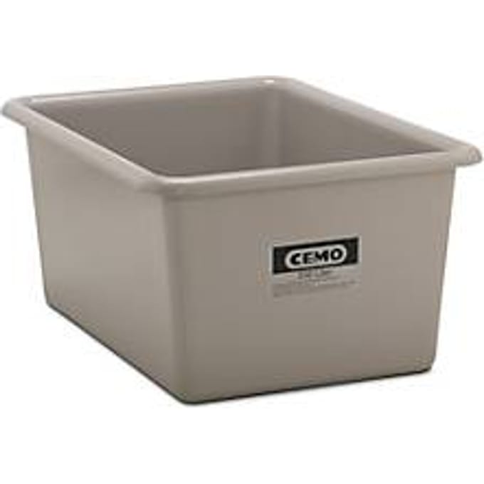 Rechthoekige container Standaard, GFK, 550 l, grijs