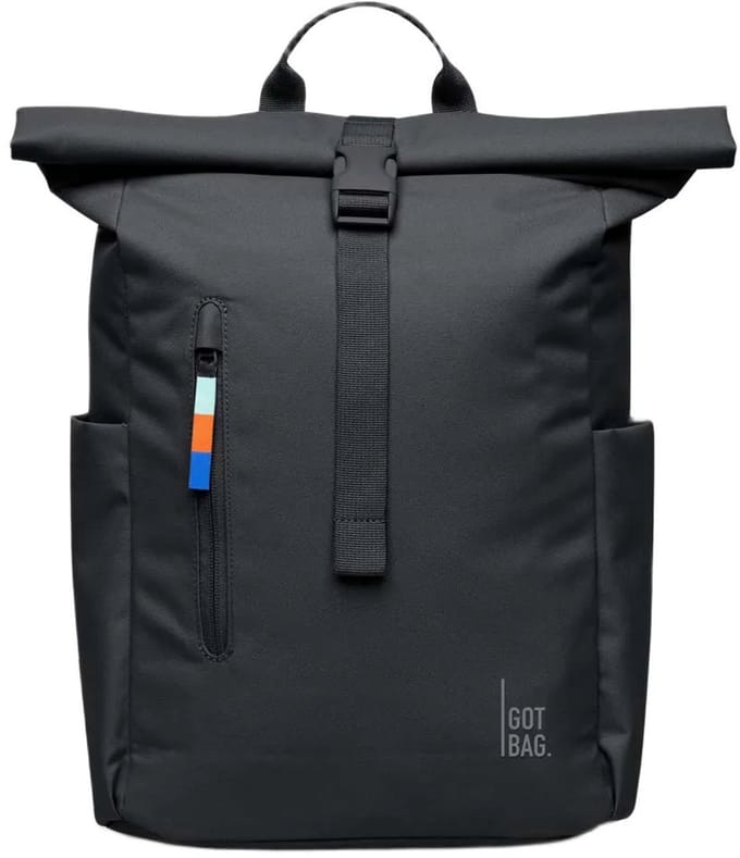Got Bag Rolltop Easy Small Rugzak Zwart