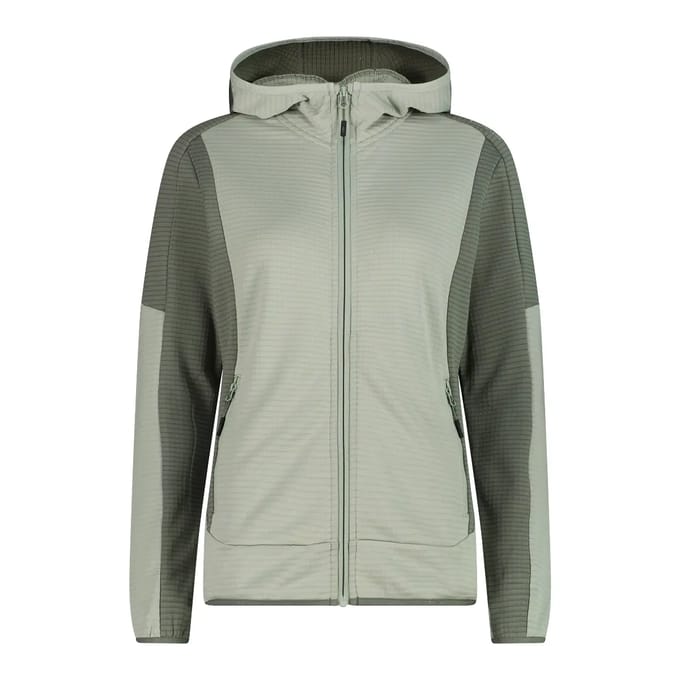 Dames fleece met capuchon CMP Grid Tech