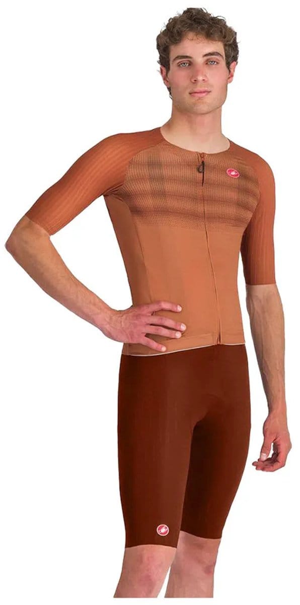 Castelli Free Aero Rc S Fietsbroek Bruin 3XL Man
