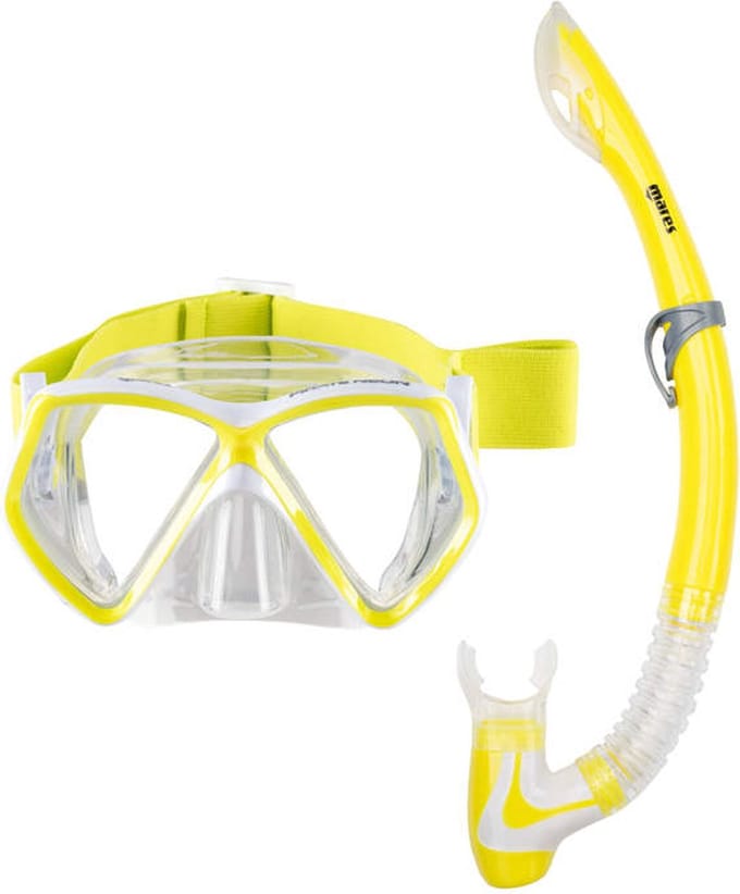 Mares Snorkelset Pirate Neon - Kinderen van 6 tot 10 jaar
